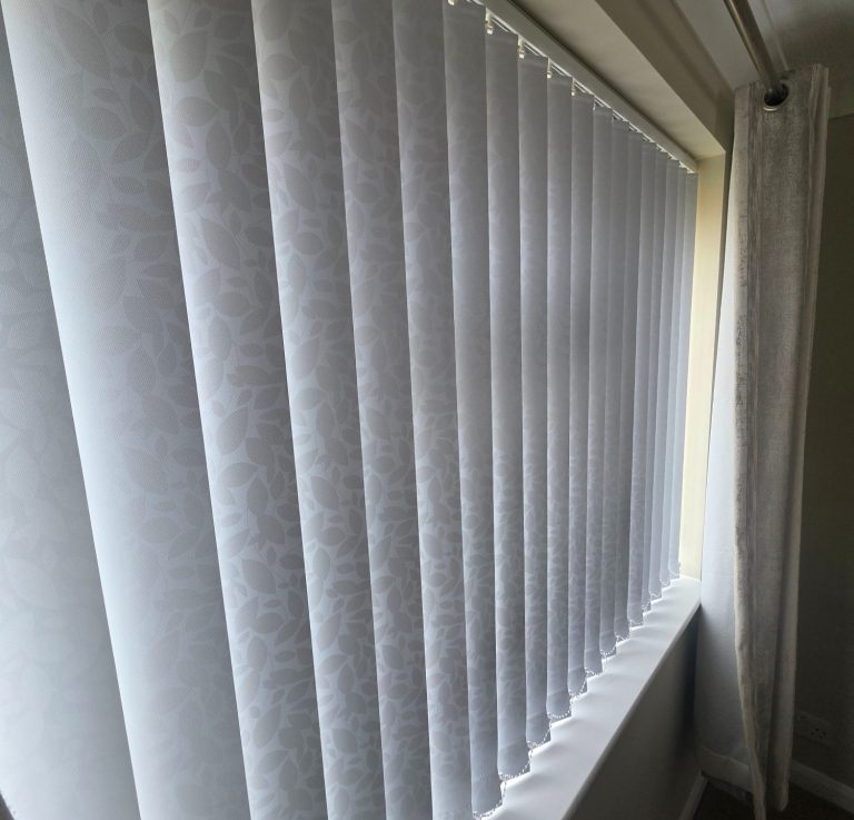 Easy clean, easy wipe and hygienic vertical blinds by TrueShade Interiors