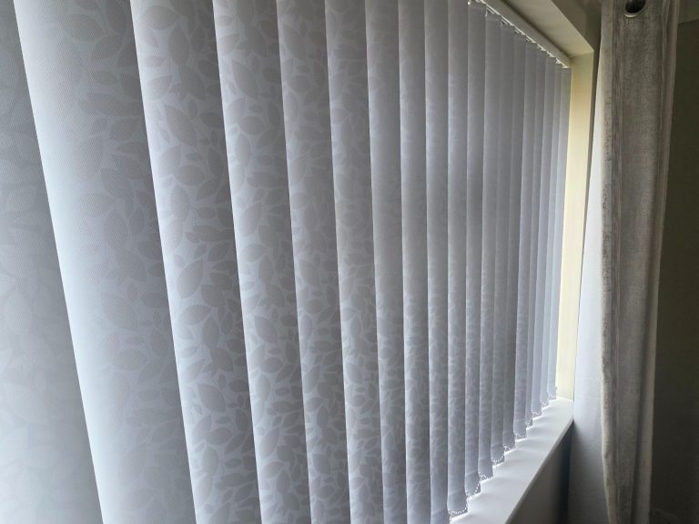 Easy clean PVC vertical blinds for a lovely modern look